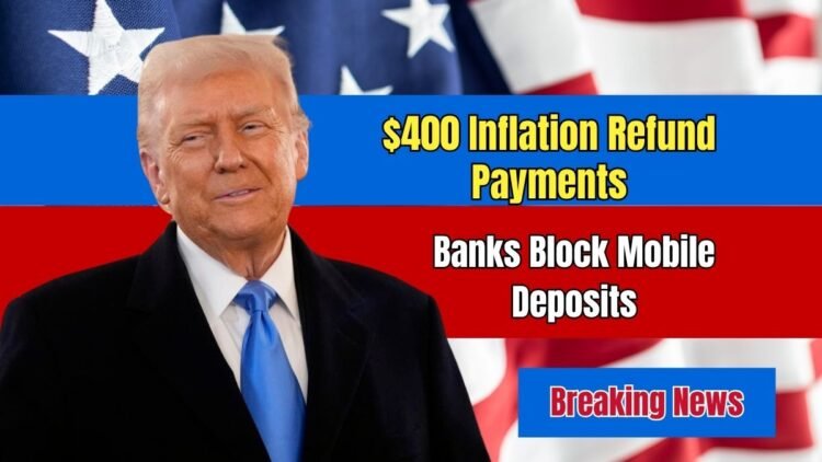 $400 Inflation Refund Payments Delayed as Banks Block Mobile Deposits