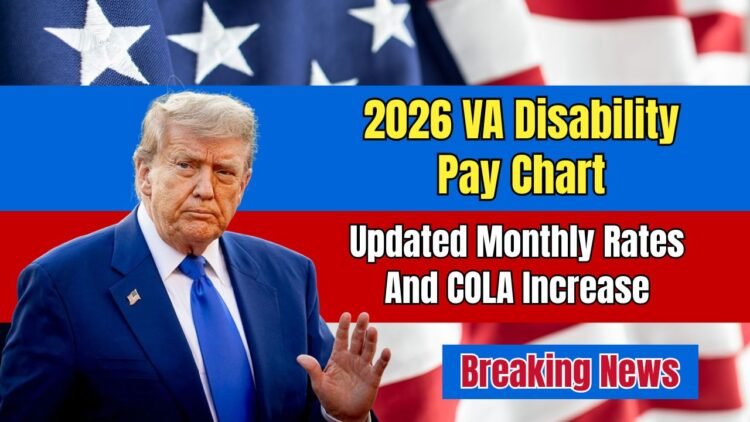 2026 VA Disability Pay Chart Released – Updated Monthly Rates And COLA Increase Explained