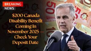 $200 Canada Disability Benefit Coming In November 2025 — Check Your Deposit Date and Eligibility